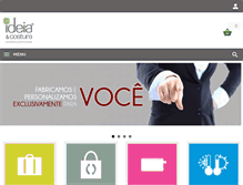 Tablet Screenshot of ideiaecostura.com.br